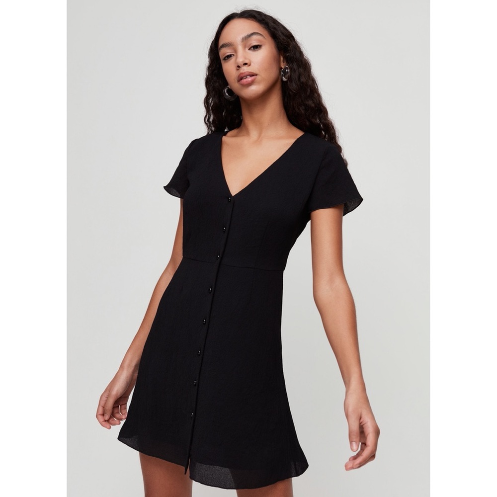 Aritzia Wilfred Nazaire Dress in Black